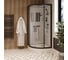 Душевая кабина Cerutti SPA VIVA-101B 100x100 см низкий поддон, профиль черный, стекло прозрачное 8555 9