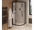 Душевая кабина Cerutti SPA VIVA-101B 100x100 см низкий поддон, профиль черный, стекло прозрачное 8555 10