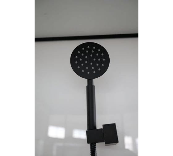 Душевая кабина Cerutti SPA VIVA-91B 90x90 см низкий поддон, профиль черный, стекло прозрачное 8557