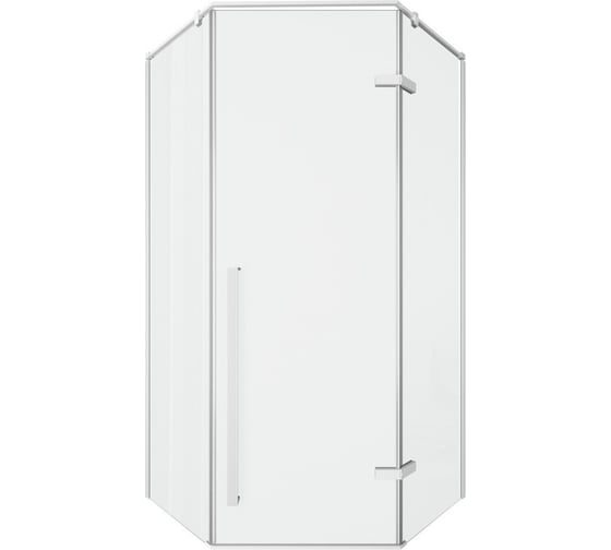 Душевое ограждение Cerutti SPA C2AW 100x100 см без поддона, профиль белый, стекло прозрачное 9206