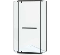 Душевое ограждение Cerutti SPA CHIKA-ZP91B 90x90x195 см без поддона, профиль черный, стекло прозрачное 8551