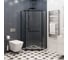 Душевое ограждение Cerutti SPA CHIKA-ZP91B 90x90x195 см без поддона, профиль черный, стекло прозрачное 8551 2