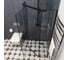 Душевое ограждение Cerutti SPA CHIKA-ZP91B 90x90x195 см без поддона, профиль черный, стекло прозрачное 8551 3