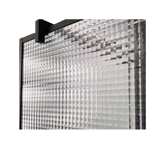 Душевой уголок Cerutti SPA C3ABD 90x90 см без поддона, профиль черный, стекло рифленое 8779