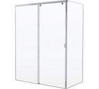 Душевой уголок Cerutti SPA Marbella-120L 80x120 см без поддона, профиль хром, стекло прозрачное 7911