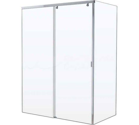 Душевой уголок Cerutti SPA Marbella-120L 80x120 см без поддона, профиль хром, стекло прозрачное 7911