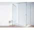Душевой уголок Cerutti SPA Marbella-120L 80x120 см без поддона, профиль хром, стекло прозрачное 7911 3