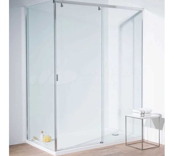 Душевой уголок Cerutti SPA Marbella-120R 80x120см без поддона, профиль хром, стекло прозрачное 7912