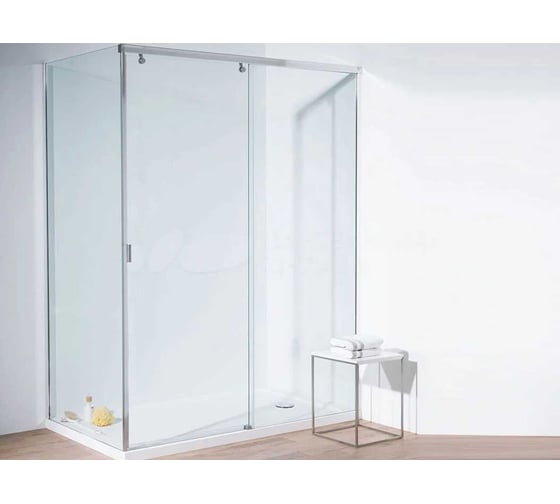 Душевой уголок Cerutti SPA Marbella-120R 80x120см без поддона, профиль хром, стекло прозрачное 7912