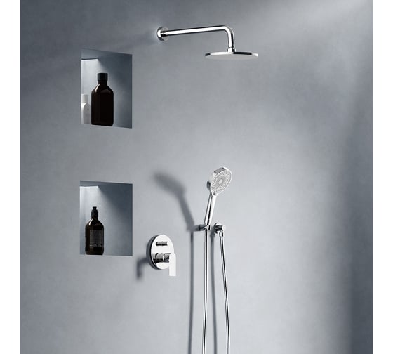 Встраиваемая душевая система со смесителем для душа Damixa Apollo хром 947520000 1