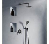 Встраиваемая душевая система со смесителем для душа Damixa Apollo черный 947520300