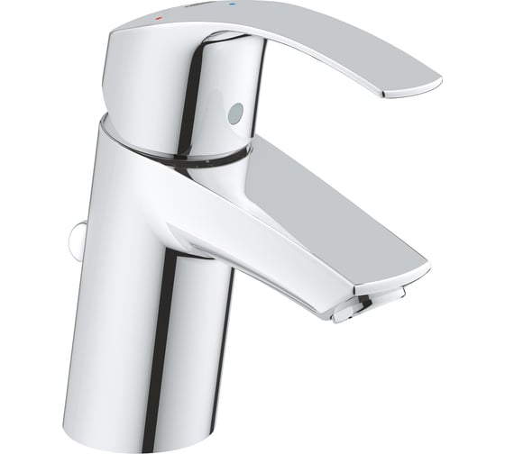 Смеситель для раковины Grohe Eurosmart 2015 со сливным гарнитуром 32926002 1