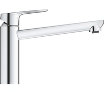 Однорычажный смеситель для раковины grohe bauedge longlife 35 мм размер s 23757000