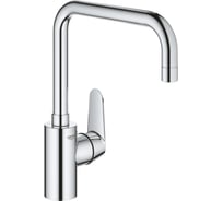Однорычажный смеситель для мойки Grohe с высоким изливом Eurodisc Cosmopolitan Cosmo 32259003