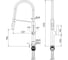 Смеситель для кухни Paulmark Barrel антрацит Ba214029-AN 12