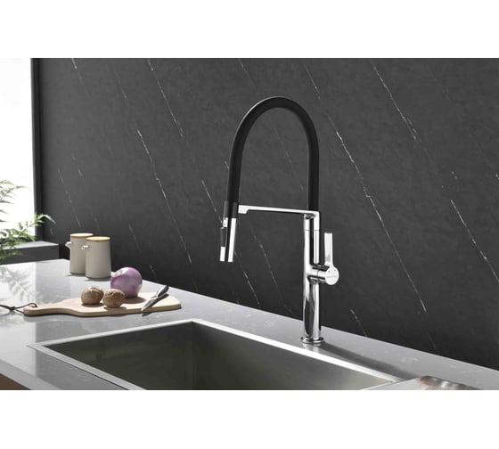 Смеситель для кухни Paulmark Barrel хром Ba214029-CR