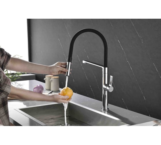Смеситель для кухни Paulmark Barrel хром Ba214029-CR