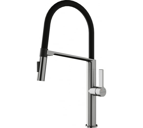 Смеситель для кухни Paulmark Barrel брашированная сталь Ba214029-BS