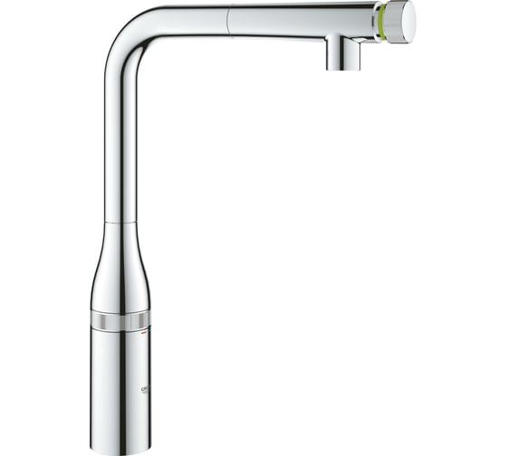 Смеситель для мойки Grohe Essence Smart Control с выдвижным L-образным изливом 31615000
