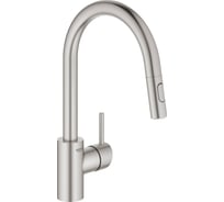 Смеситель для мойки Grohe Concetto с выдвижным аэратором, высокий излив 31483DC2