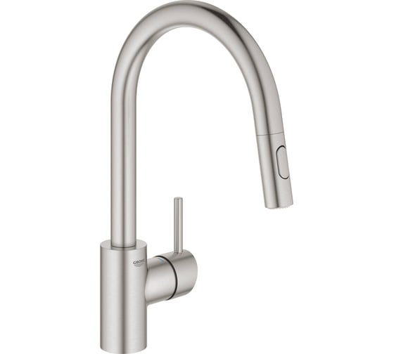 Смеситель для мойки Grohe Concetto с выдвижным аэратором, высокий излив 31483DC2 1