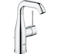 Смеситель для раковины Grohe Essence New однорычажный, U-излив, со сливным гарнитуром 23462001