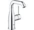 Смеситель для раковины Grohe Essence New однорычажный, U-излив, со сливным гарнитуром 23462001 1