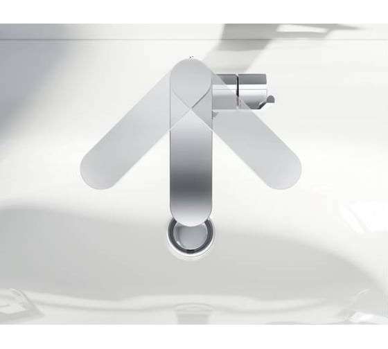 Смеситель для раковины Grohe Plus однорычажный, со сливным гарнитуром, поворотный излив 23871003