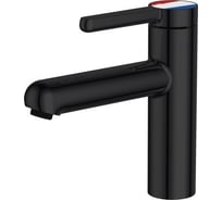 Смеситель для умывальника A-five Lotus латунь, D35, черный А5-0621