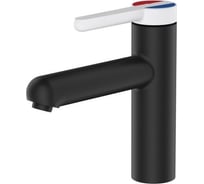 Смеситель для умывальника A-five Rose латунь, D35, черный + белый А5-0821