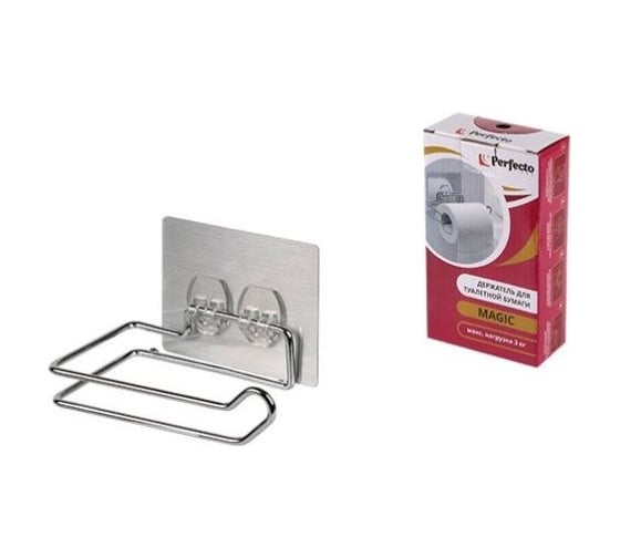 Держатель для туалетной бумаги PERFECTO LINEA MAGIC хром. сталь, 35-002066 1