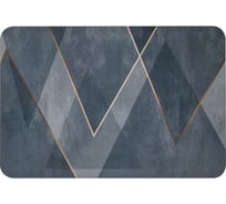 Коврик влаговпитывающий PERFECTO LINEA серия DIATOMITE, 40x60 см, sharp lines, 22-406001