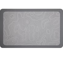 Коврик влаговпитывающий PERFECTO LINEA серия DIATOMITE 50x80 см, grey abstract, 22-508001