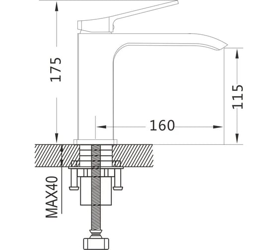 Смеситель для раковины SHEVANIK S4101