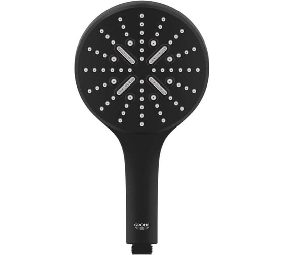 Ручной душ GROHE Rainshower SmartActive 130 3 режима струи, фантомный чёрный 22127KF0 00000136021