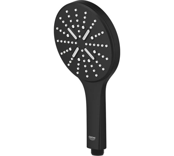Ручной душ GROHE Rainshower SmartActive 130 3 режима струи, фантомный чёрный 22127KF0 00000136021