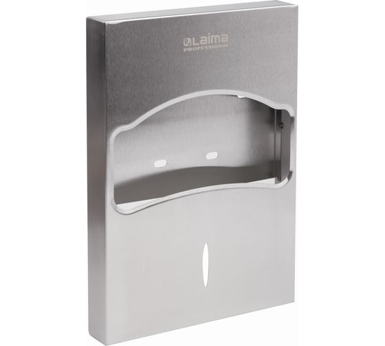 Диспенсер для покрытий на унитаз LAIMA PROFESSIONAL INOX 1/4 сложения, нерж. сталь, матовый 605704