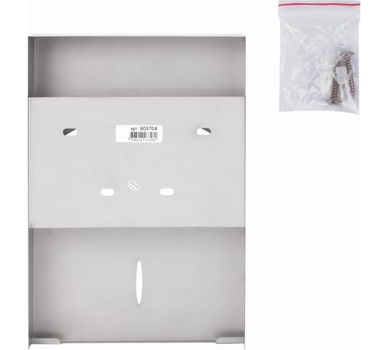 Диспенсер для покрытий на унитаз LAIMA PROFESSIONAL INOX 1/4 сложения, нерж. сталь, матовый 605704