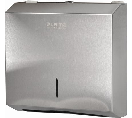 Диспенсер для полотенец LAIMA PROFESSIONAL INOX H2 Interfold нержавеющая сталь, матовый 605694
