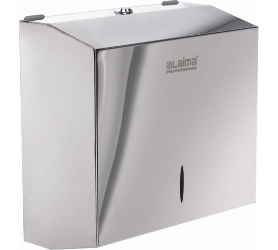 Диспенсер для полотенец LAIMA PROFESSIONAL INOX H3 VZZ нержавеющая сталь, зеркальный 605697