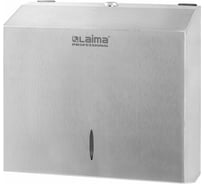 Диспенсер для полотенец LAIMA PROFESSIONAL INOX H3 VZZ нержавеющая сталь, матовый 605696 16289594