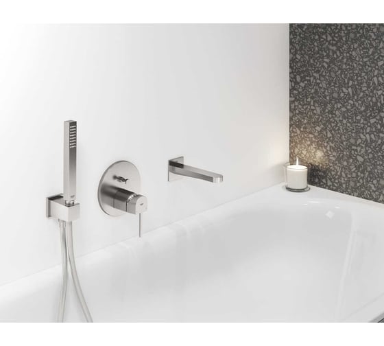 Внешняя часть смесителя для ванны GROHE Plus суперсталь 24060DC3