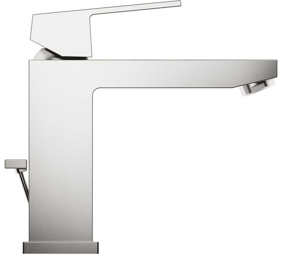 Смеситель для раковины GROHE Eurocube с донным клапаном, суперсталь 23445DC0