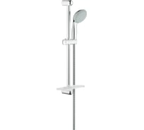 Душевой гарнитур с полочкой GROHE Tempesta Classic ручной душ, штанга 600 мм, шланг 1750 мм, хром 27926000