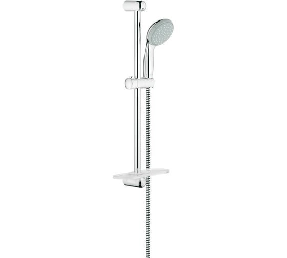 Душевой гарнитур с полочкой GROHE Tempesta Classic ручной душ, штанга 600 мм, шланг 1750 мм, хром 27926000