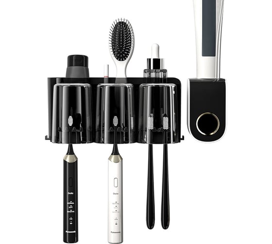 Держатель для зубных щеток с дозатором OQQI tb-holder-3bl 1