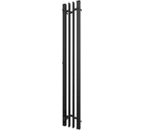 Полотенцесушитель электрический Point Фрея П2 140x1200, диммер слева, черный PN20722B