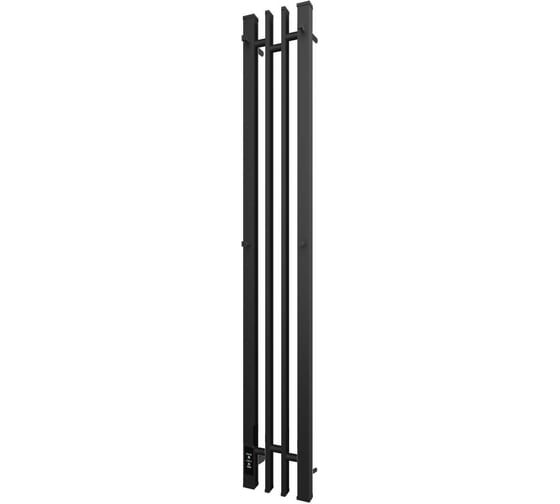 Полотенцесушитель электрический Point Фрея П2 140x1200, диммер слева, черный PN20722B