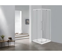 Ограждение душевое ESBANO ESF-90KV-C хром ESOGF90KVС