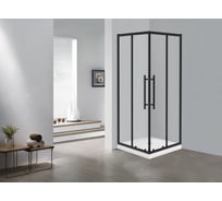 Ограждение душевое ESBANO ESF-90KV-B черный ESOGF90KVB